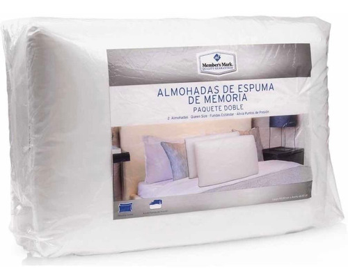 Almohada Memory Foam Queen Size 2 Pzs