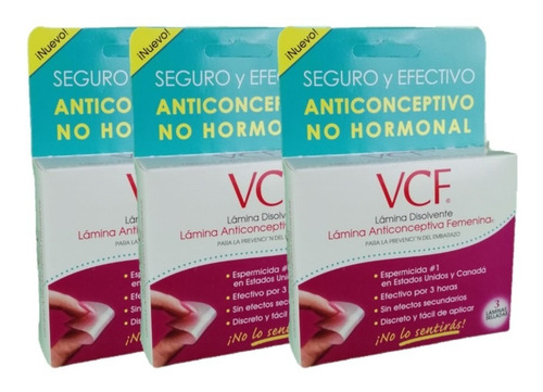 Imagen 1 de 6 de Vcf Lamina Anticonceptiva