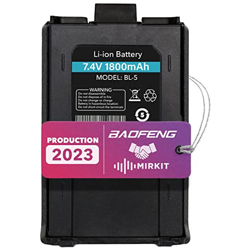 Batería Baofeng Bl5 7.4v 1800 Mah De Gran Capacidad Li...