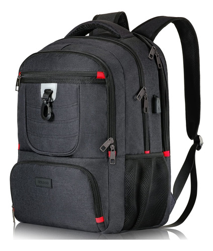 Bikrod Mochila Para Portatil L21 De 15,6 Pulgadas, Negro -,