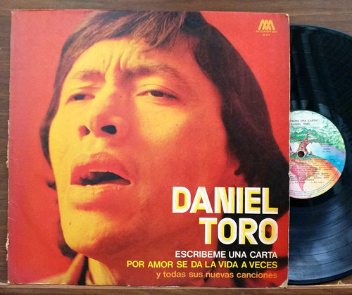 Daniel Toro - Escribeme Una Carta - Lp Año 1976 - Folklore