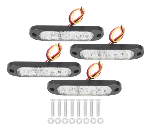 Luz Reflectora Para Coche, 4 Unidades, 27 Led, 1200 Lm, Ip67