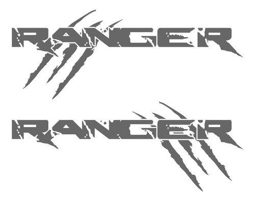 Sticker Adhesivo Logo Ford Ranger Garras 60x23 Por 2 Unid