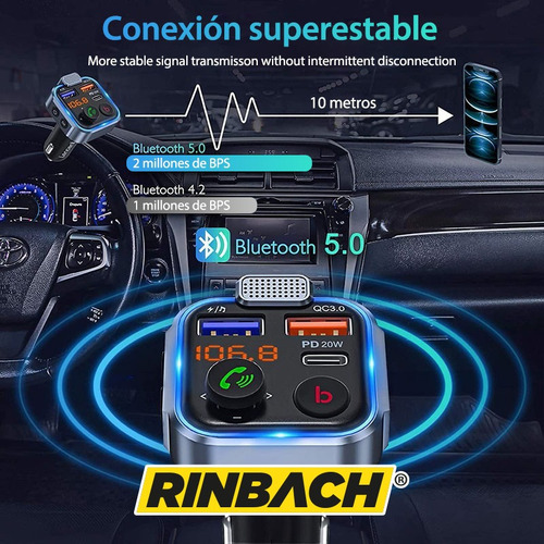 Cargador C Transmisor Bluetooth Ford Focus Hb 2010