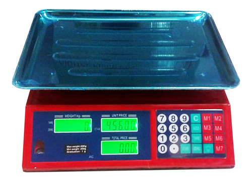 Balanza Electronica Digital 40 Kilos 220 Y Bateria
