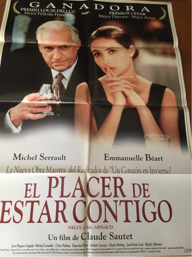 Poster El Placer De Estar Contigo De Claude Sautet Original 