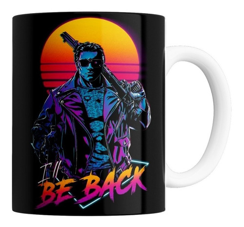 Tazón - Taza De Cerámica - Terminator (i'll Be Back)