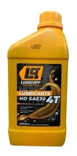 Aceite Lubricante Lusqtoff Acl4t1000 Hd Sae 30 4t 1lts