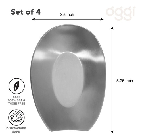 Soporte Para Cucharas Oggi Spooner De Acero Inoxidable Ju