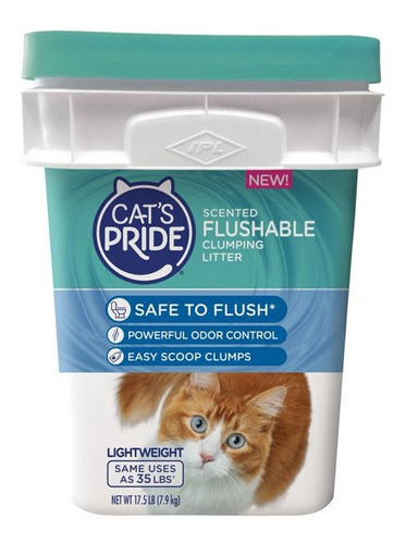 Cats Pride Scented Flushable Arena Aglomerante - Mundo Gato