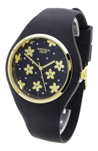 Reloj pulsera Knock Out 8469 con correa de silicona color 723