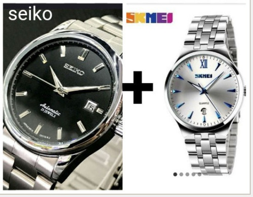 Relógio Seiko + Skmei
