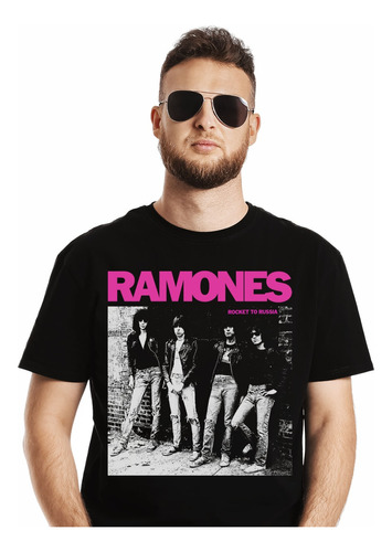 Polera Ramones Rocket To Russia Punk Abominatron