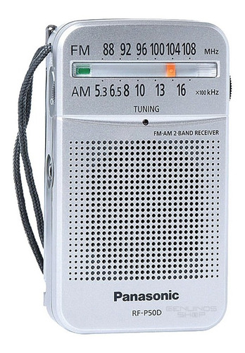 Radio Panasonic Rf-p50d Am Fm Pequeño Portátil Con Altavoz