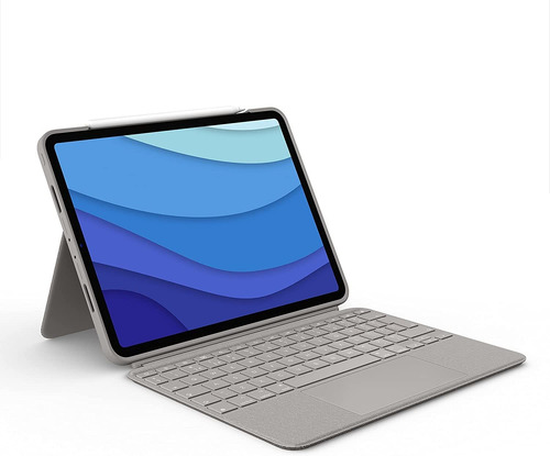 Funda + Teclado iPad Pro 11 2021/2020/2018 Logitech Sand