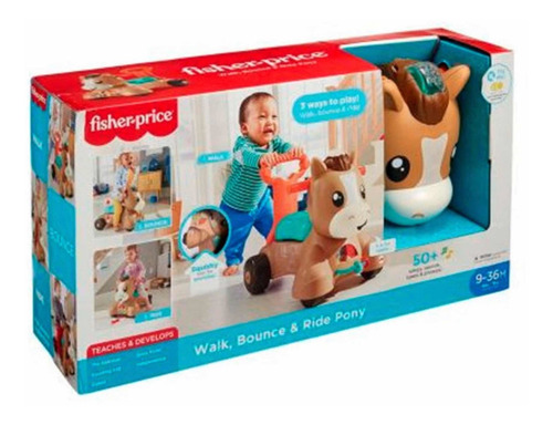 Fisher Price Pony Camina Conmigo 3 En 1 Musical