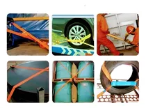 Comprar Pack 4 Eslingas Correas Amarre Rápido Autos Motos Multiusos