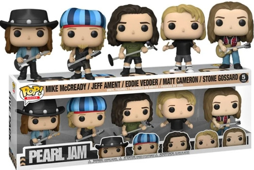 Funko Pearl Jam 5 Pack Full Band Set Pop! Rocks Nuevo Raro