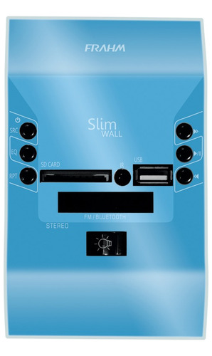 Amplificador De Parede Slim Wall Frahm Som Ambiente Usb