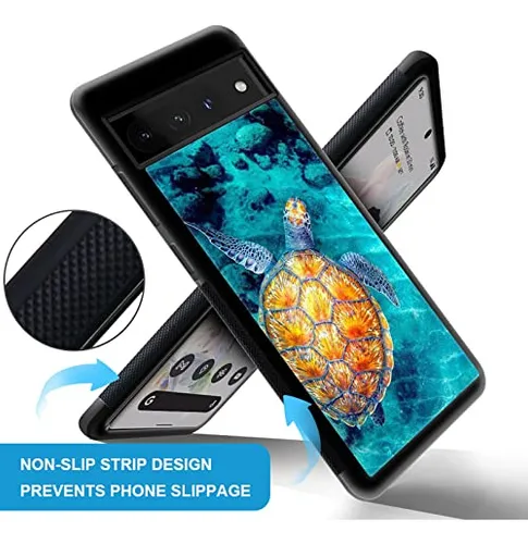 Carcasa Carloca Compatible Con Google Pixel 7 Pro, Sea Turtl