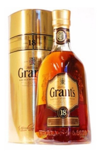 Whisky Grants 18 Años Con Estuche Escoces