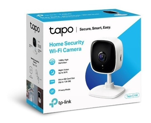 Camara Ip Wi Fi Tp Link Tapo C100 Hd 1080p Wifi Microsd 128g