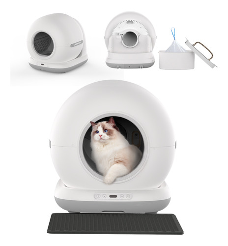 Arenero Inteligente Para Gatos Con Wifi Y Aplicación