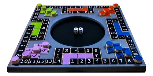 Poliana Poleana Juego De Mesa Tablero Solido Grey Skp Livock