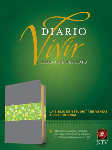 Biblia De Estudio Del Diario Vivir Ntv, De Nueva Traducción Viviente. Editorial Tyndale, Tapa Blanda En Español, 2018