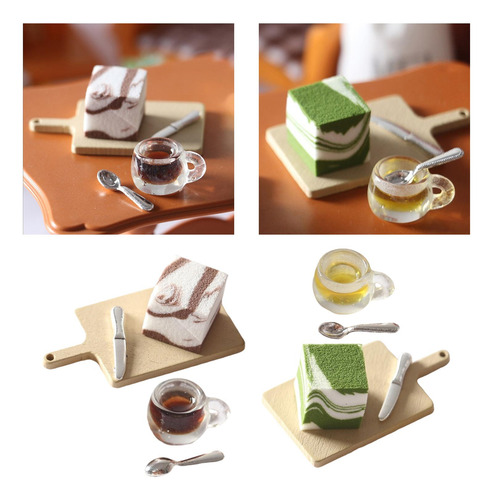 1:12 Casa De Muñecas Miniatura Pastel Pastelería Juguetes