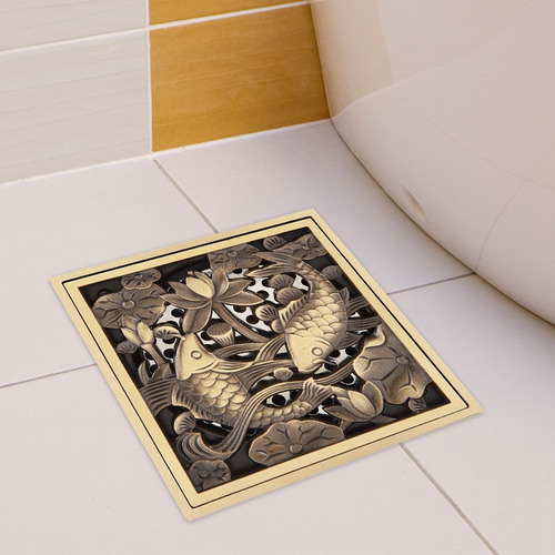 Ducha Cuadrada, Desagüe De Piso, Ducha De Baño Antiolor
