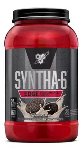 Suplemento en polvo BSN  Edge Syntha-6 proteínas sabor cookies & cream en pote de 1.12kg