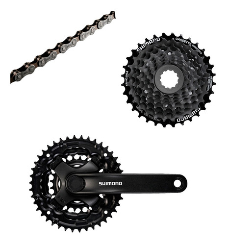 Kit De Relação Shimano Tourney 3x8v Cassete