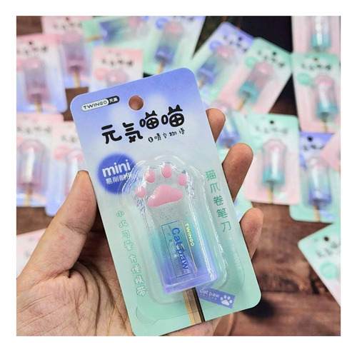 Sacapuntas Twingo Cat Paw Sea Colores Sacapuntas Kawaii