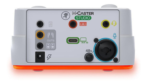 Mezcladora De Estudio Para Streaming Mixcaster Studio Wh Mac