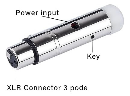 Receptor Dmx512 Inalámbrico 2,4g, Versión Hembra