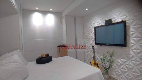 Imagem 23 de 30 de Apartamento Com 2 Dormitórios À Venda, 53 M² Por R$ 269.000,00 - Vila São Jorge - São Vicente/sp - Ap1021