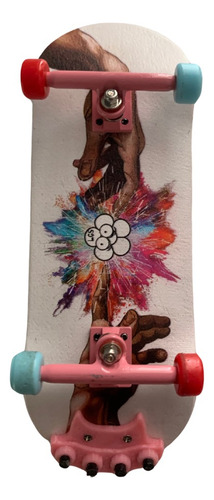 Fingerboard Profesional 34mm Con Chispas Y Tape Glitter Lgs
