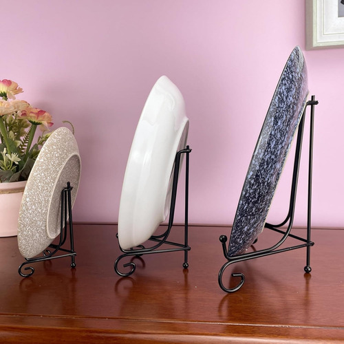Soporte De Visualización De Caballete Soporte De Cuadro,6uds Color Negro