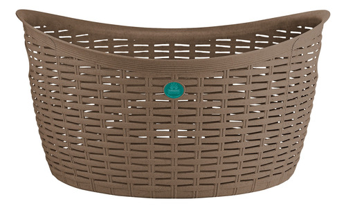 Set 2 Canastas Biodegradables De Ratán Ovaladas Lbr Earrth Oval