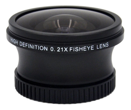 Extreme-fish-eye Lente 0,21 X Para Sony Dcr-dvd306 + West