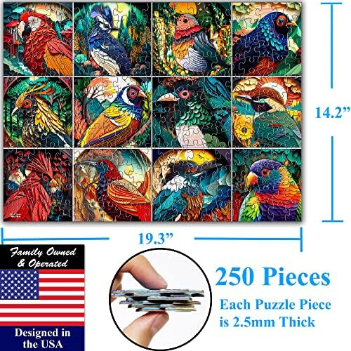 Think2master Colorful World Of Birds Rompecabezas De 250 Que