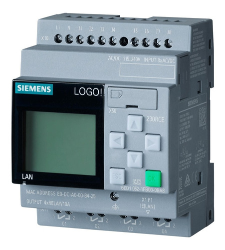 Plc Logo! 12/24 Rce 6ed1 052 1md08-0ba1 Siemens Di8 Ai4 Do4