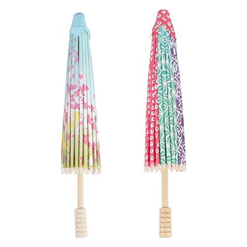 Umbrella Japonesa Papel Aceite 2pcs Danza Flores Cosplay