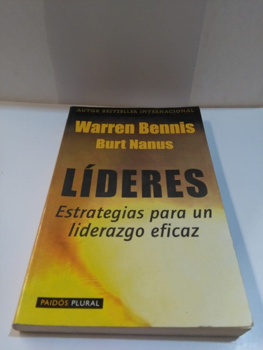 Lideres - Warren Bennis - Paidos Plural - Usado