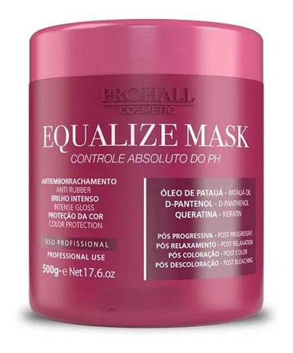 Máscara Neutralizadora De Ph Equalize Mask 500g