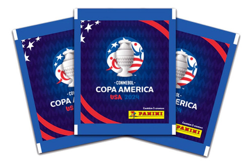Figuritas Panini Copa America Usa 2024 X 20 Sobres 