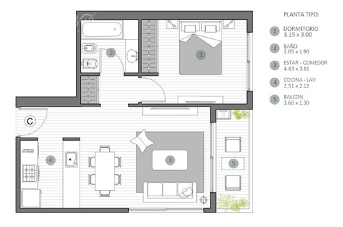Venta Departamento Nuñez
