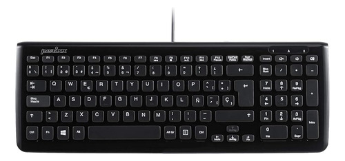 Perixx Periboard 208b Es, Teclado Compacto Con Cable - Usb -