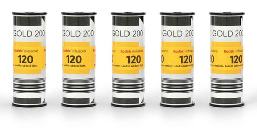 Kodak Pelicula Negativa Profesional Dorada 200 Color 120